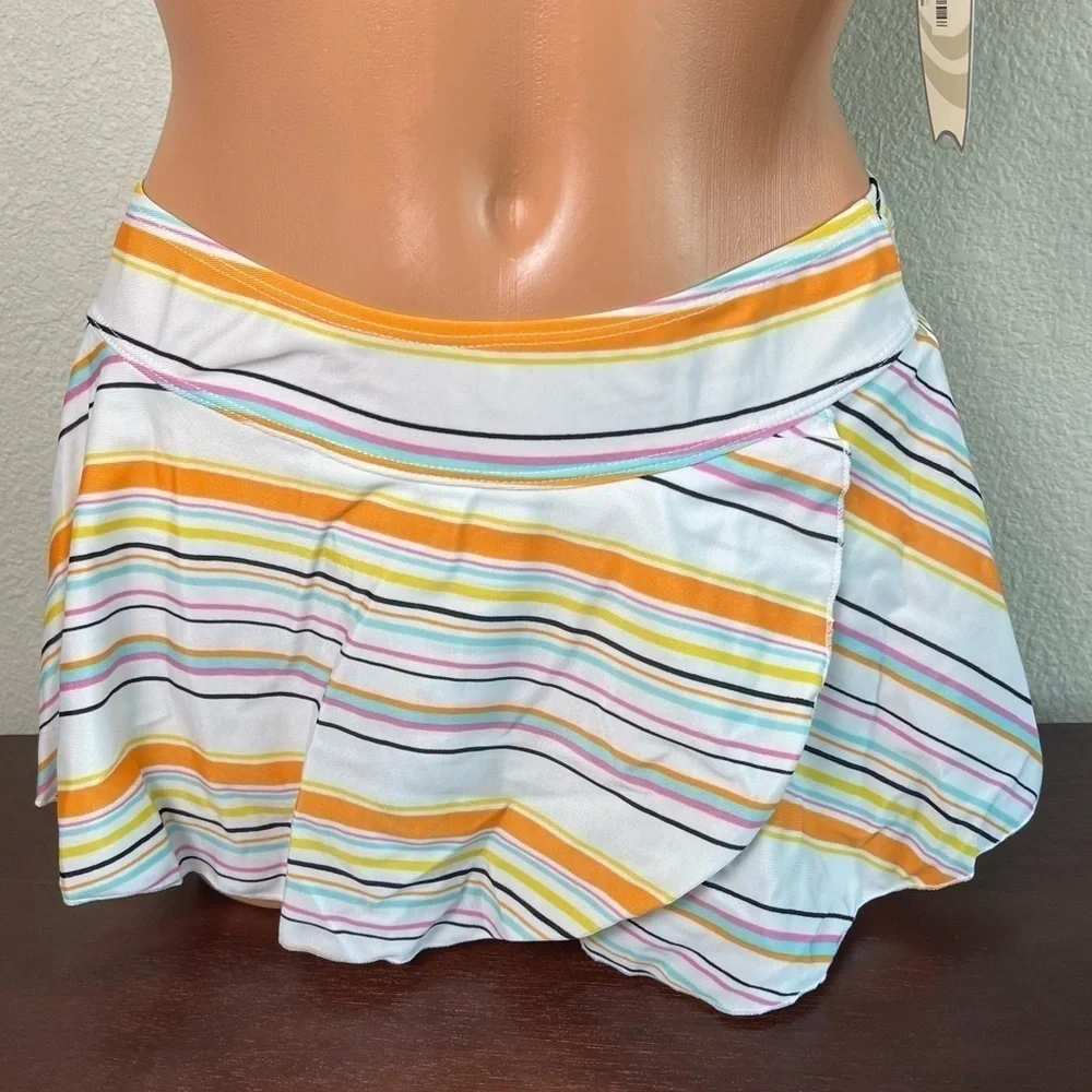 Striped 3 Piece Bikini Set NWT
